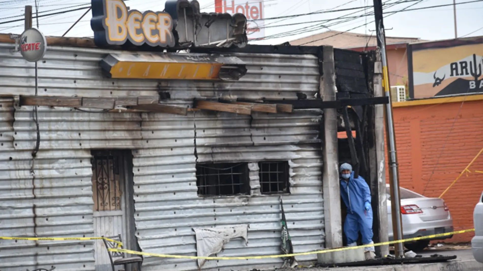 INCENDIO DE BAR EN SAN LUIS